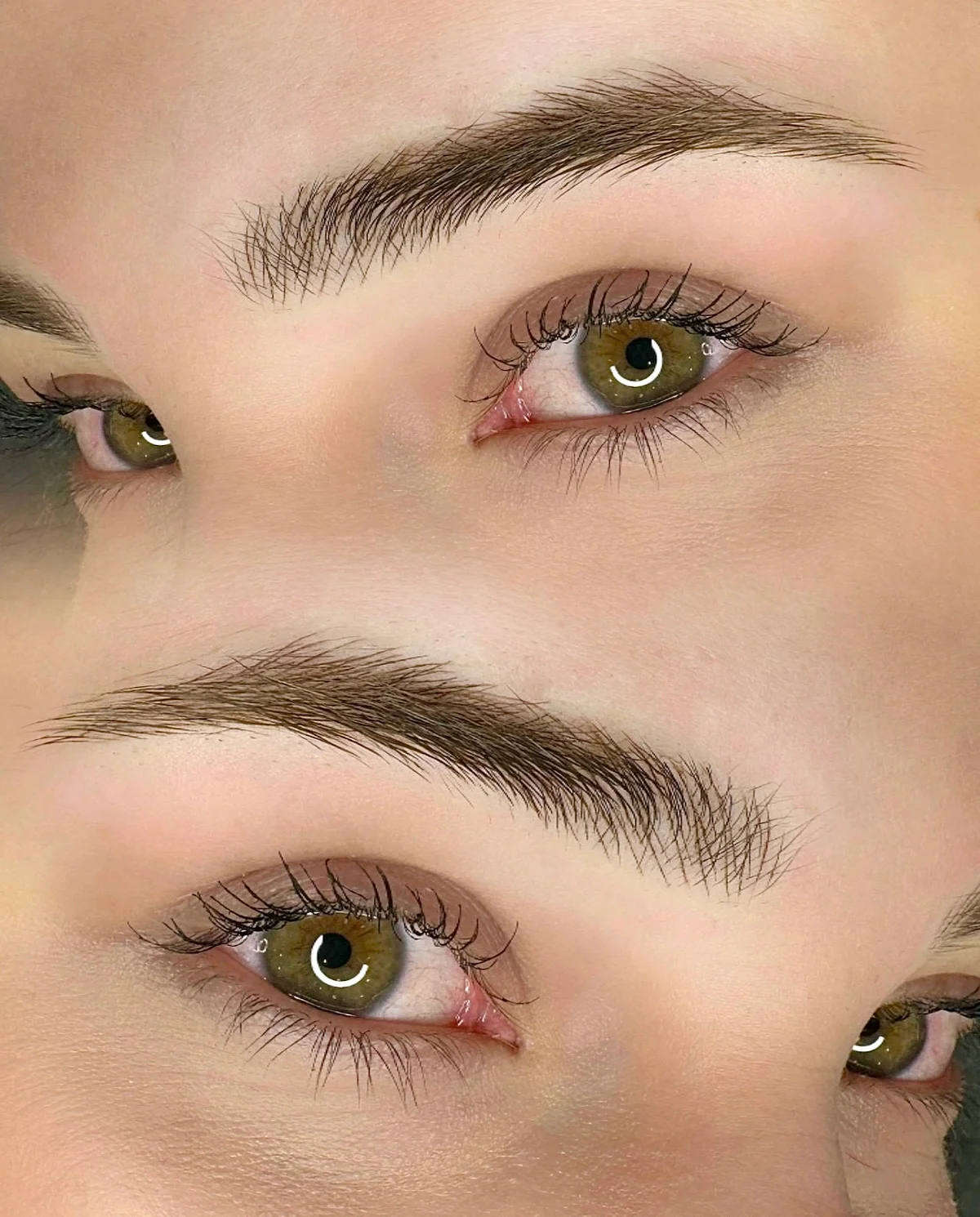 Microblading brows – detail