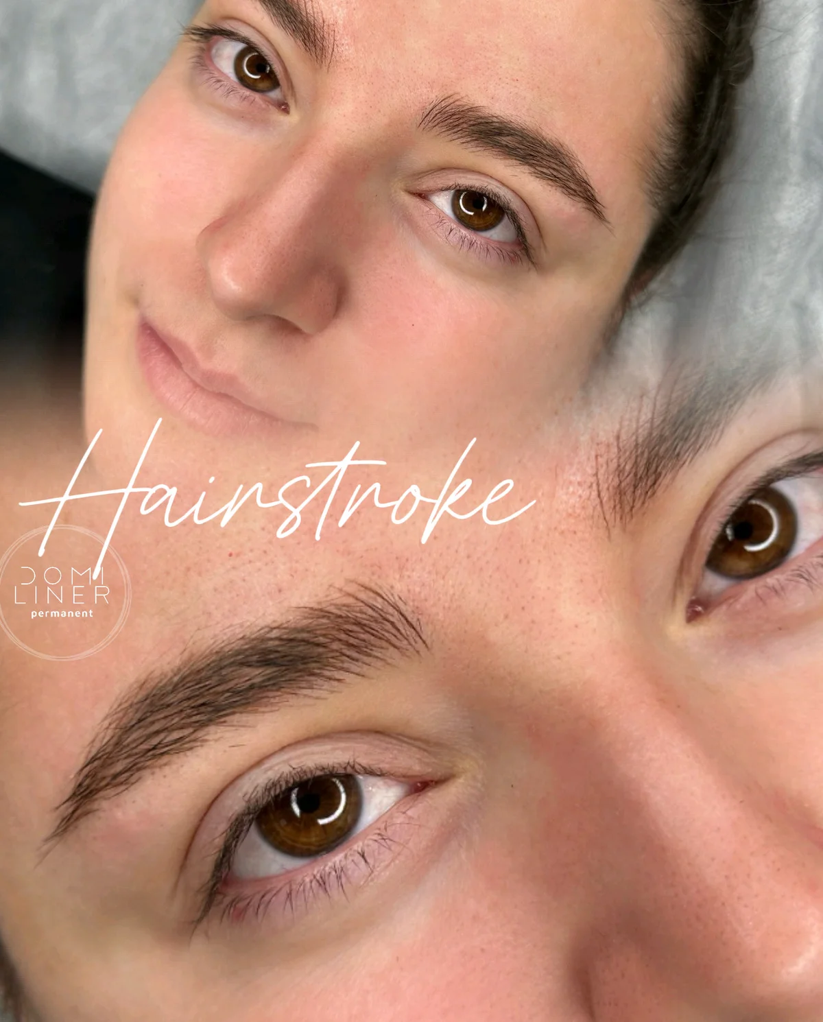 Hairstroke brows , permanent make up